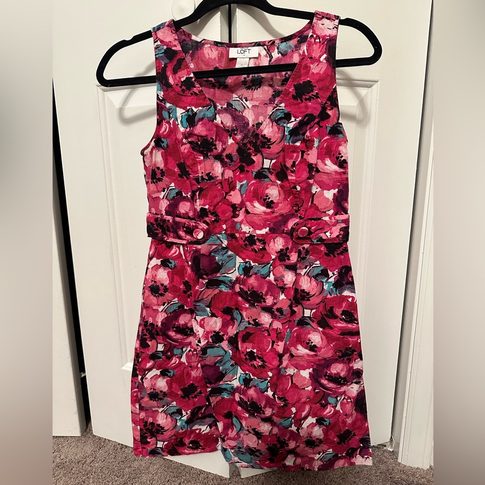LOFT - Floral Dress - 0
